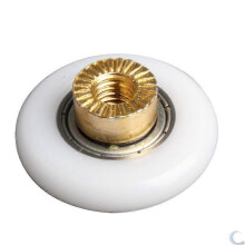 Replacement roller set for 4 sliding shower doors with screws, screw diameter M4 19mm