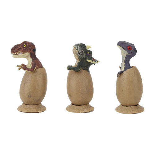 3Pcs Dinosaur Egg Model Educational Toy