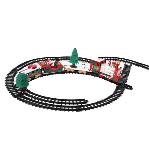 Electric Christmas Train Track DIY Toy 1