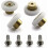 Replacement roller set for 4 sliding shower doors with screws, screw diameter M4 19mm 3