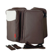(Brown) Multifunktionale Mummy Wickeltasche Faltbar Groß Rot