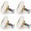 Replacement roller set for 4 sliding shower doors with screws, screw diameter M4 19mm 2