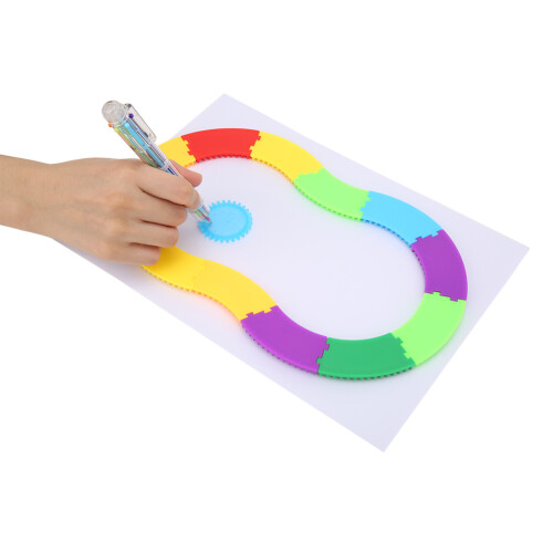 Multi-Shape Geometric Painting Ruler Art Kit 2