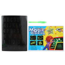 (Yellow English A4) Luminerend Tekenbord 3D A4 voor Kinderen Geel