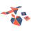 Houten Puzzelbord Geometrie Educatief 4