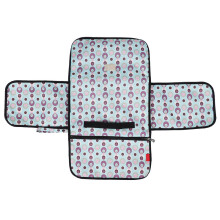 (Blue) Reusable Baby Waterproof Washable Cloth Diaper Mat Pad Storage Bag