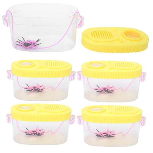 5x Kinderen Insecten Viewer Vergrootglas Bug Box Speelgoed