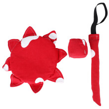 (Red) 3er Soft-Sandbag Spielzeug für Outdoor-Eltern-Kind-Spiele (Rot)