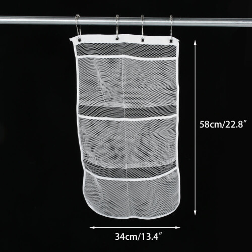 6-Taschen Badewannen-Organizer aus Mesh 2