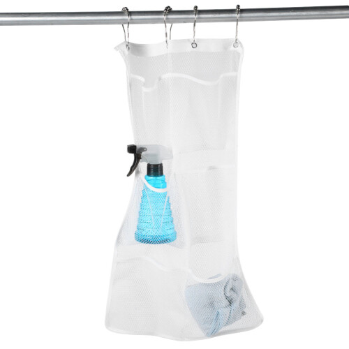6-Taschen Badewannen-Organizer aus Mesh 1