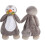 (Type C 31cm/12.2inch) Babyschal-Tuch mit Handpuppe 36cm 3