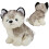 (28cm) Husky-Kuscheltier 28cm Kinder-Geschenk 2