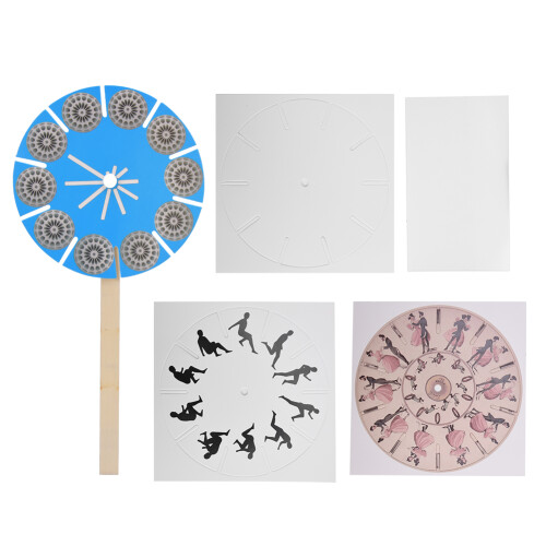 4Pcs Phenakistoscope DIY Educatie Speelgoed 1