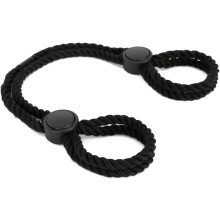 Sex Toy BDSM Bondage Rope Adjustable Buckle Leg Strap Handcuff Restraints For Women Couples SM Play Black