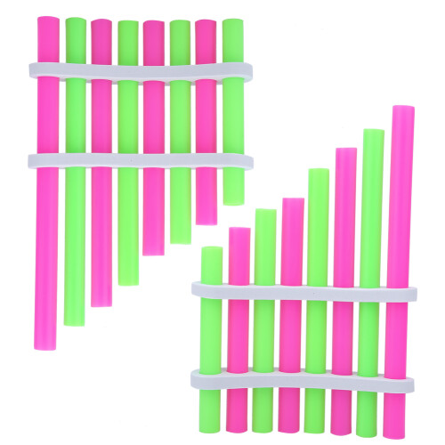 2x DIY Pan Flute Music Education Toy 1