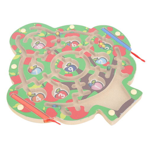 Kindermagnetisches Holz-Labyrinth Lernspielzeug 1