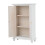 Mini-Kleiderschrank Weiß Holz Doppeltür 2