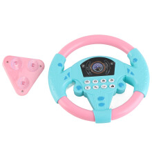 Volante Musicale Educativo Auto per Bambini Rosa Blu