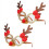 (Type E) Kerst decoratieve bril fotorekwisieten 2