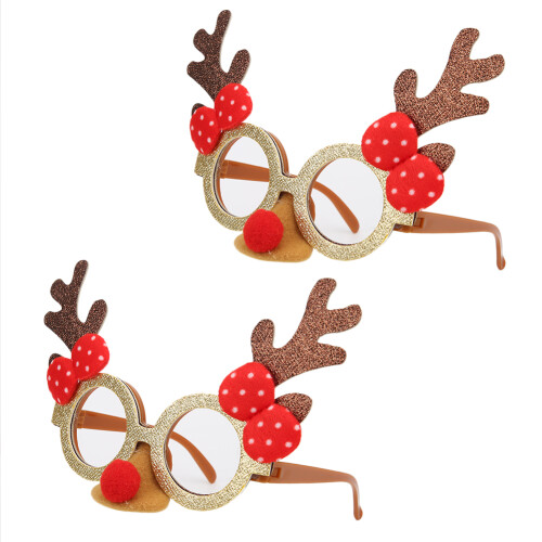 (Type E) Kerst decoratieve bril fotorekwisieten 1