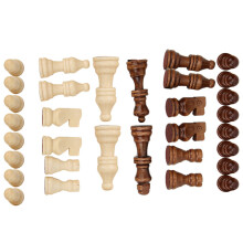 32-teiliges Holz-Schachset ohne Brett, Spielzeug & Geschenk