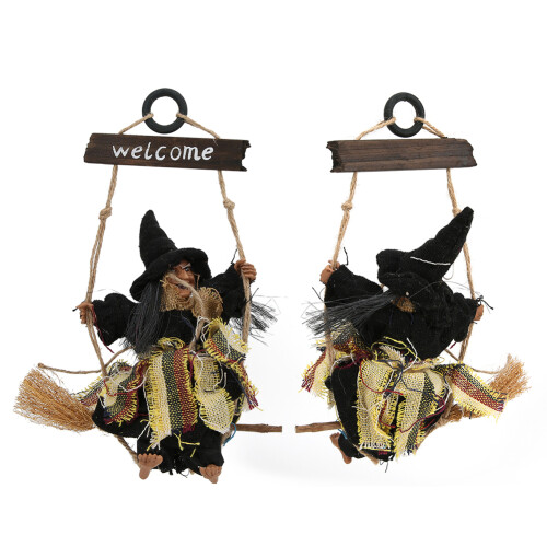 (Witch with Black Cap) Halloween Hexen-Anhänger schwarze Kappe 1