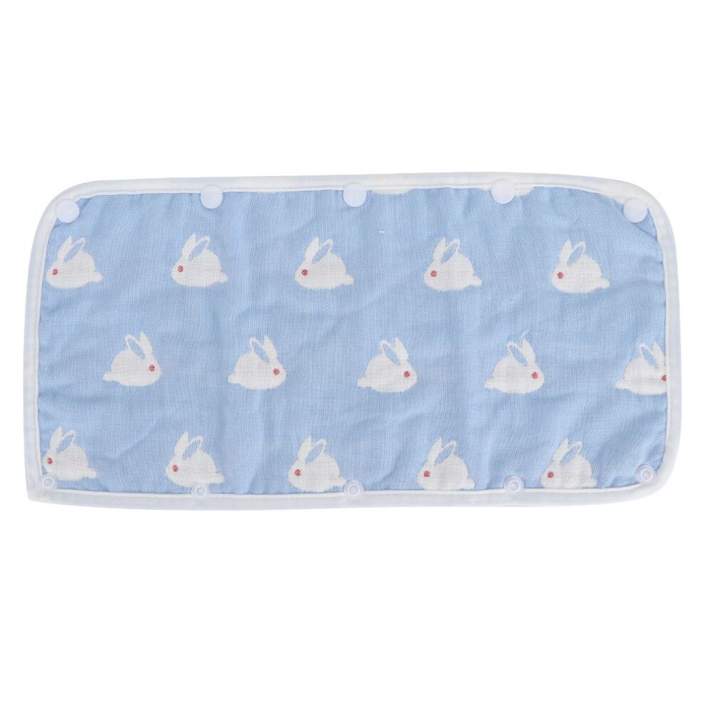 Baby Stroller Soft Sweat Absorbent Handle Cover Pad (Blue)