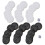 22mm Plastic Black White Backgammon Chips Set Kids Toy 2