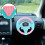 Volante Musicale Educativo Auto per Bambini Rosa Blu 5