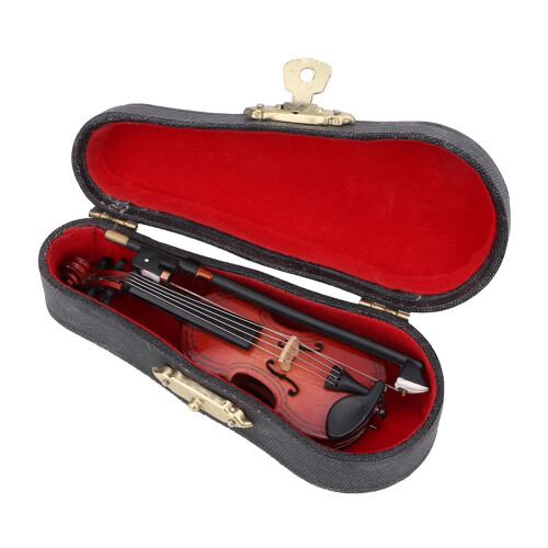 1:12 Wooden Violin Model with Box 1