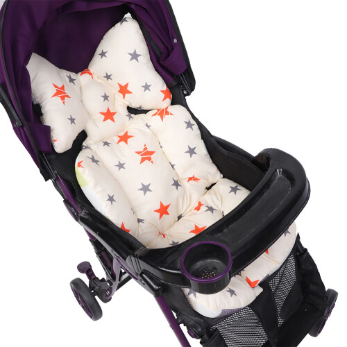 Child Stroller Cotton Breathable Protection Mat Seat Pad (Red) 1