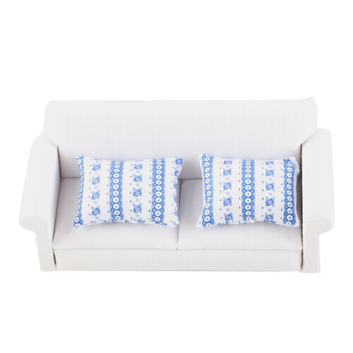 1/12 Mini 2-Seater Sofa Set with Cushion