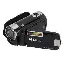 (As show, One size) 16MP Digital Camcorder 1080P Full HD DV Camcorder Digital Video Camera Degree Rotation Screen 16X Night Zoom
