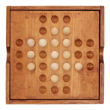Holz-Puzzle: Lehrreiches Desktop-Schachspiel für Freizeit