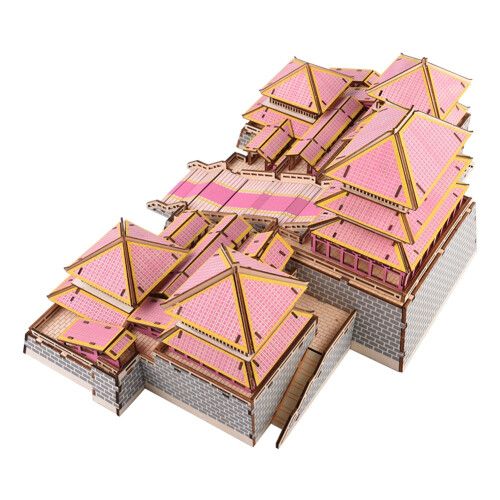 DIY 3D-Puzzle: Chinesisches Haus aus Holz 2
