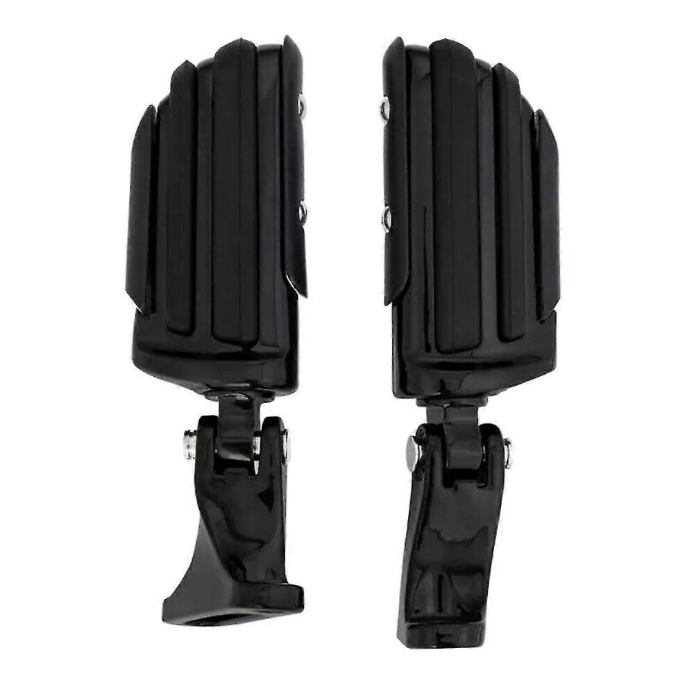 Kikidex (As Show, One Size) Mini Rear Foot Peg Mount Bracket For Road Glide Flhtcu Flhtk Black