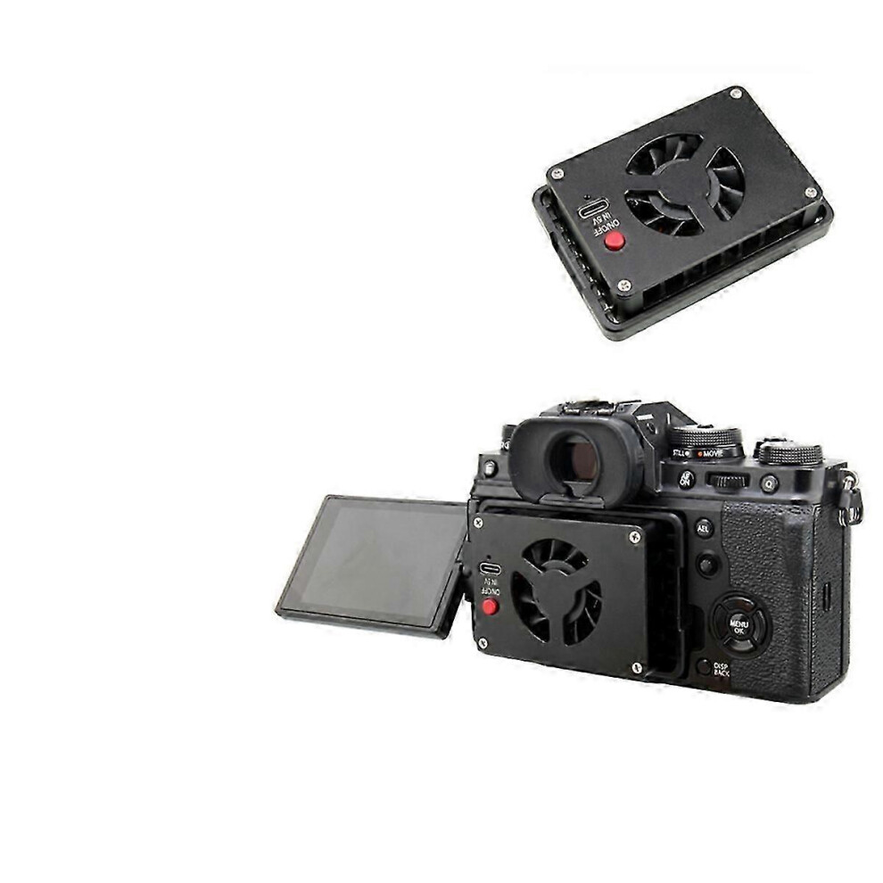 Kikidex (As Show, One Size) Live Broadcast Radiator Cooling Fan For A7m4/Zve1/A6700/A7c2 Zv E10/Zv1 Xt4 R6