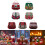 Boîtes décoratives en fer pour bonbons de noël, 5 pièces,-Type A 3