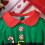 Robe de Noël décontractée à manches longues pour enfants-Vert 4 6
