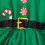 Robe de Noël décontractée à manches longues pour enfants-Vert 4 7