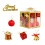 Ensemble de boules de décoration de noël, ornements-Rouge 2
