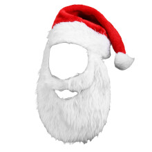 Christmas Holiday Accessories White Christmas Santa Beard