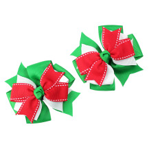 1 Pair Christmas Cheer Bows Hair Clips for Girls,-STYLE1