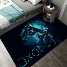 3D Gamer Rug Children s Room Carpet Anime Game Controller Door Mat Home Living Room Bedroom Floor Mat Bathroom Mat Tapis Cuisine