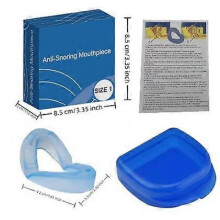 Anti-Snoring Mouthpiece, Comfort Size #1, Single Refill, Blue, Made in USA, BPA-Free, Medical-Grade Material  Blue