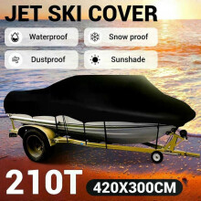 210T Waterproof Dustproof Sunscreen Jet Ski Watercraft Boat Cover Protector for Yamaha WaveRunner EXR Sea Doo