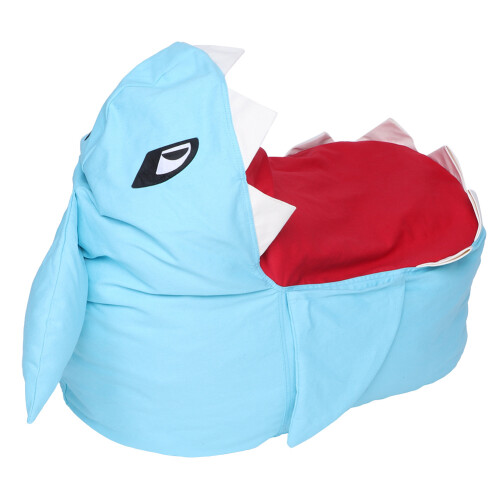 Portable Fluffy Shark Toy Storage Bag 1