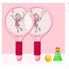 (Pink little girl) Lightweight Badminton Racket Set for Kids & Adults, Outdoor Sports Toy, Ages 3-7