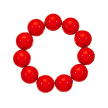 (Red bracelet) Colorful Resin Beaded Statement Choker Necklace Acrylic Chunky Beads Necklace