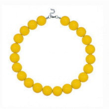(Yellow necklace) Colorful Resin Beaded Statement Choker Necklace Acrylic Chunky Beads Necklace